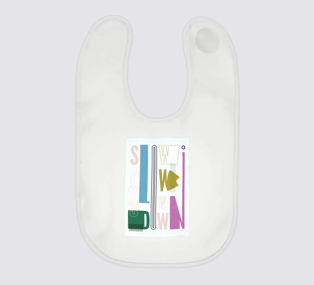 Slow Down Babylätzchen von Linda Gobeta