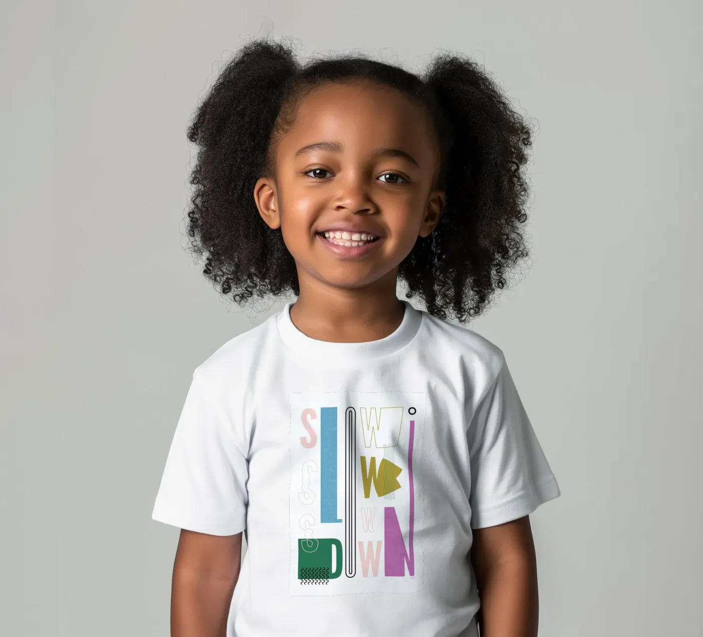 Slow Down t-shirt bambini da Linda Gobeta