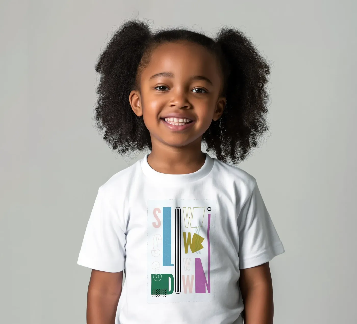 Slow Down t-shirt bambini da Linda Gobeta