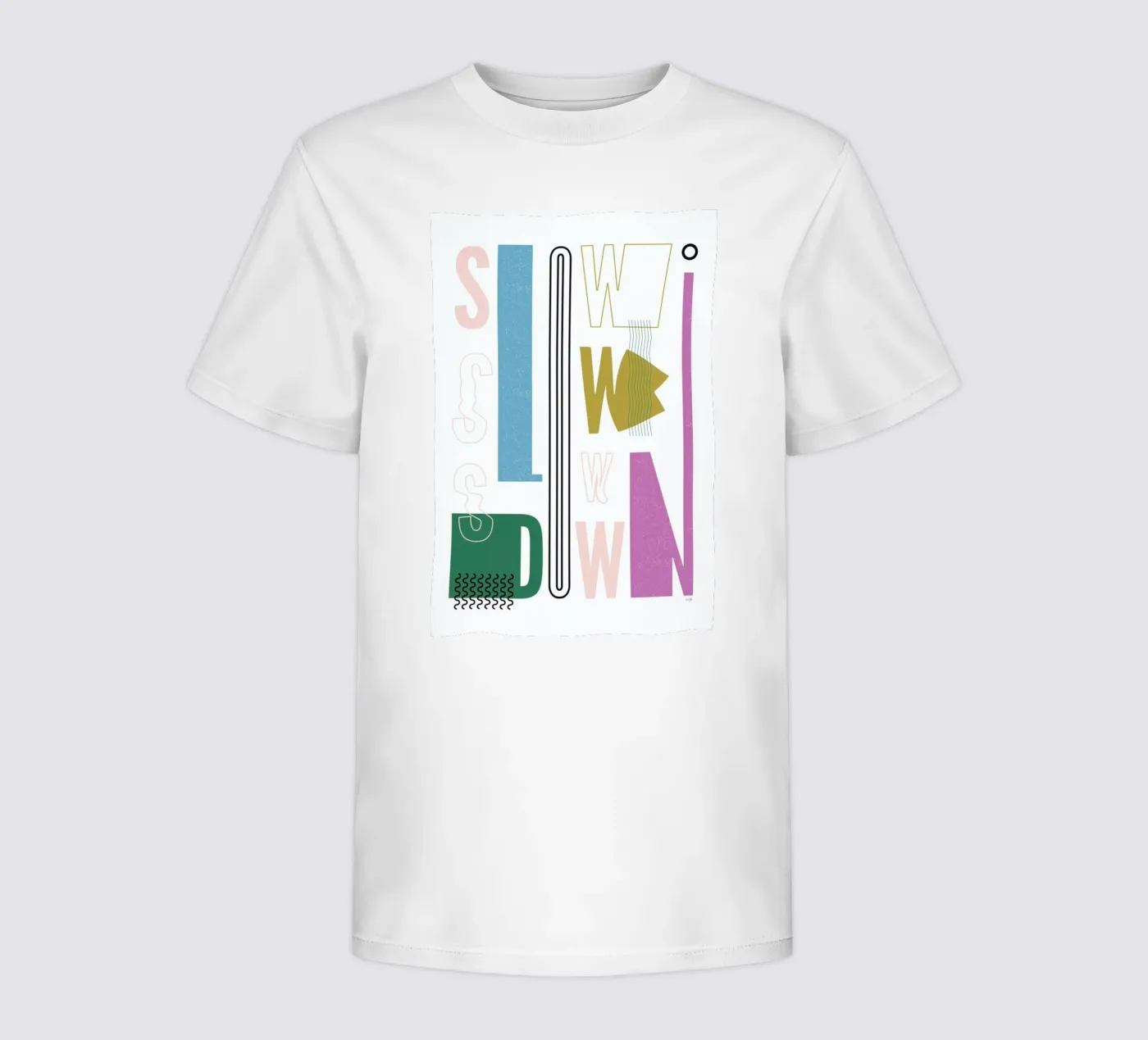 Slow Down t-shirt bambini da Linda Gobeta