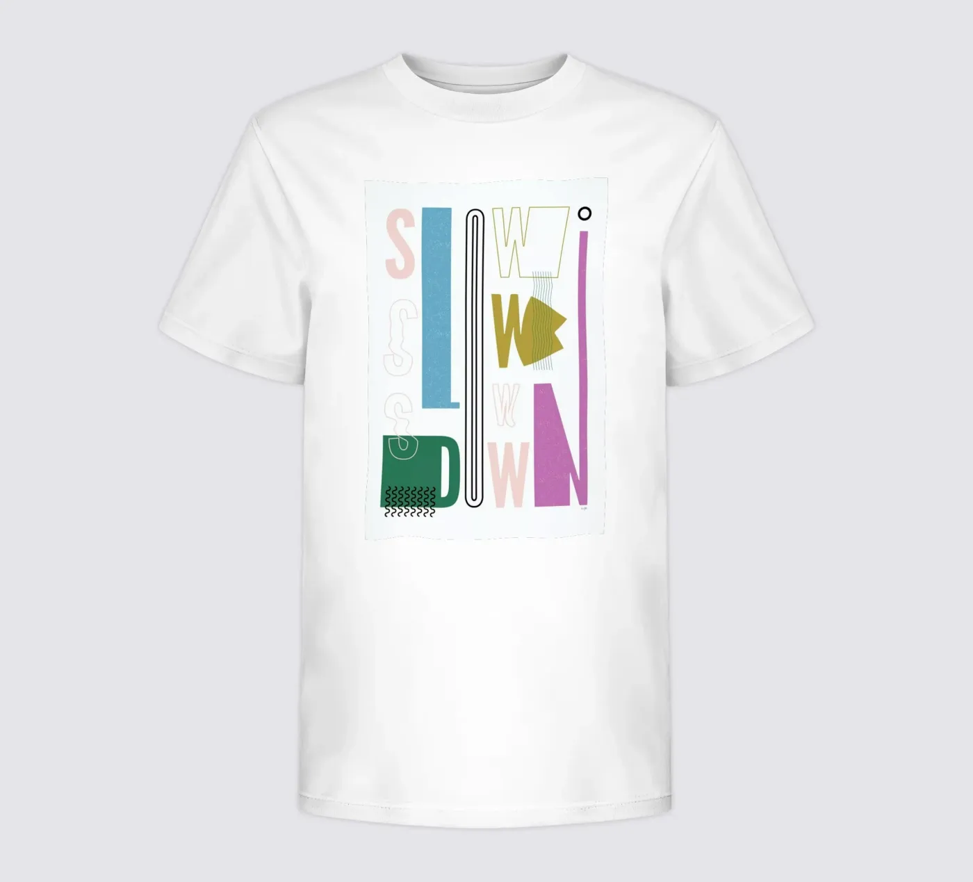 Slow Down t-shirt bambini da Linda Gobeta