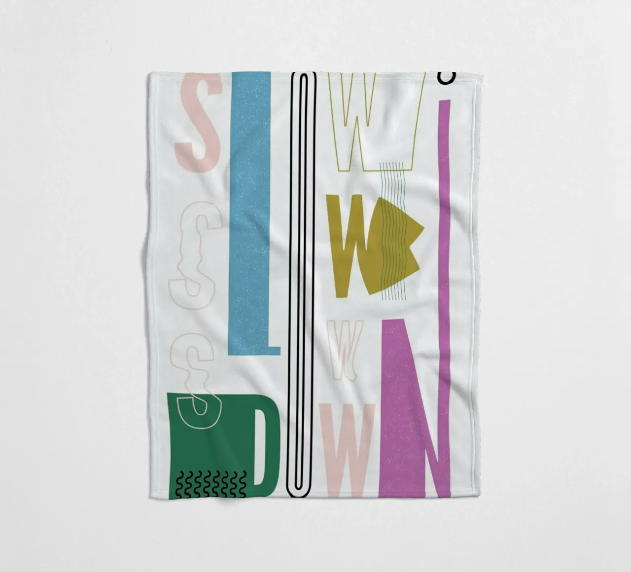 Slow Down fleecedeken van Linda Gobeta