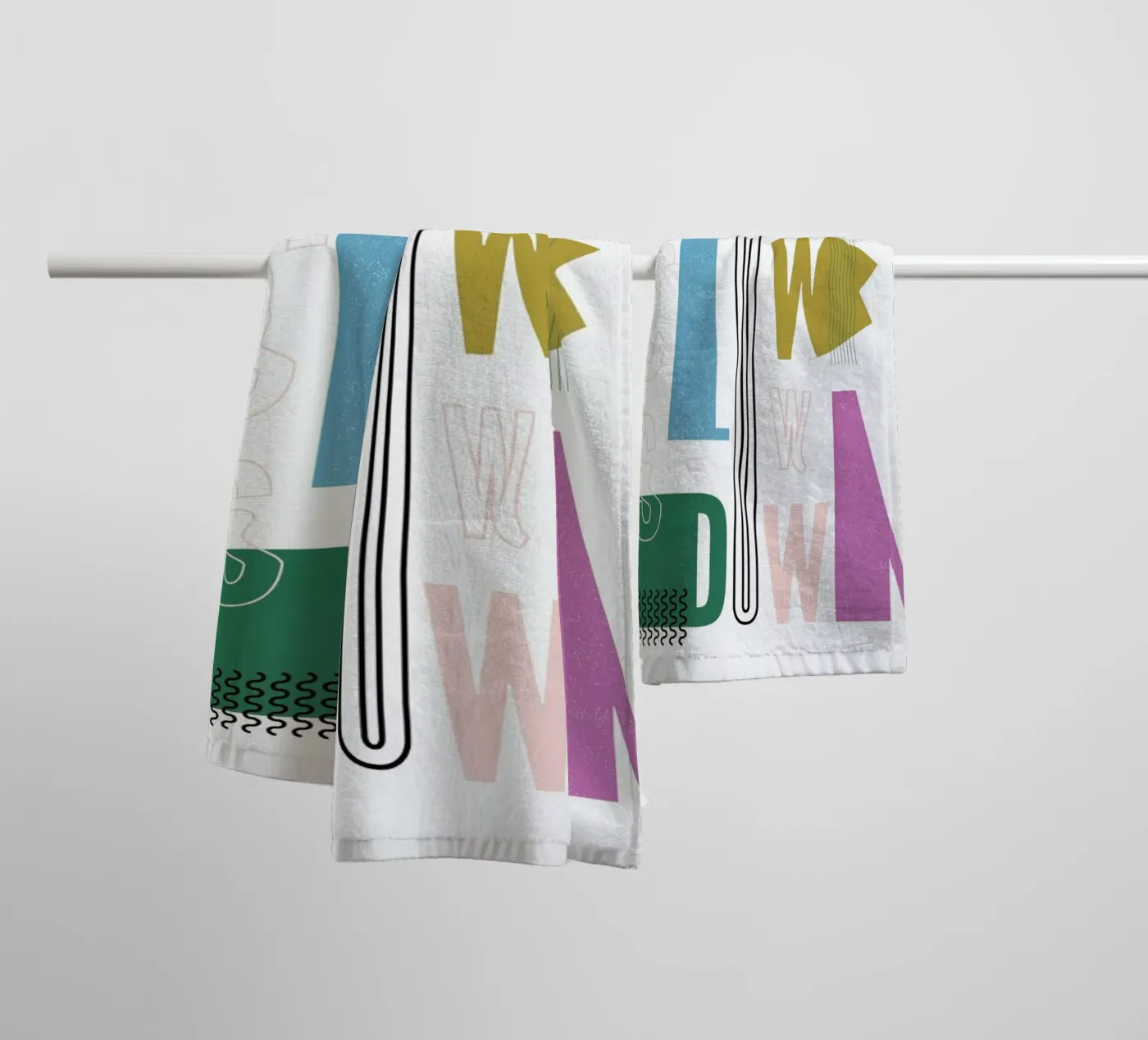 Slow Down towel by Linda Gobeta