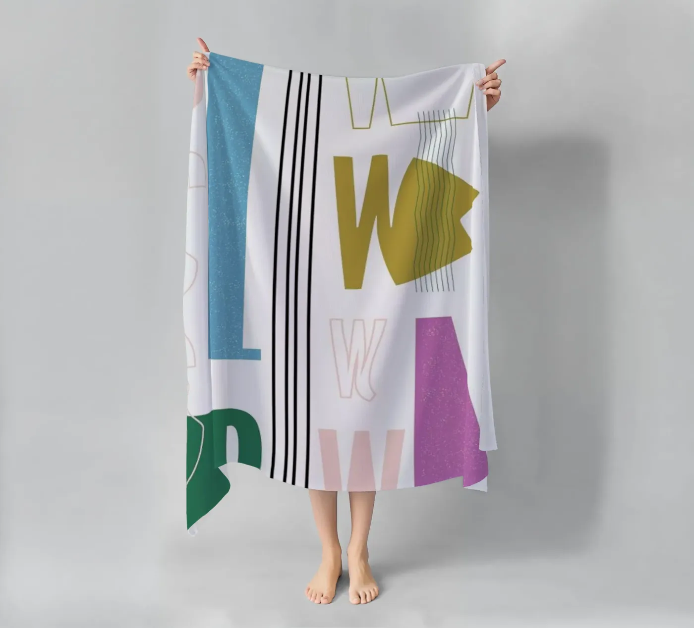 Slow Down strandhanddoek van Linda Gobeta