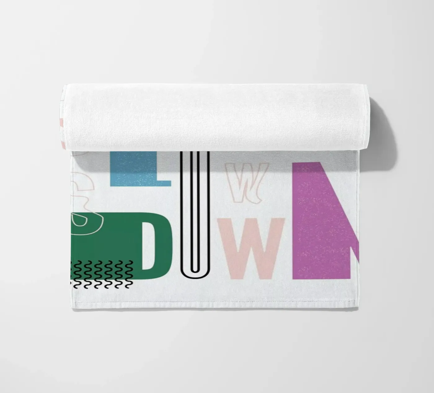 Slow Down strandhanddoek van Linda Gobeta