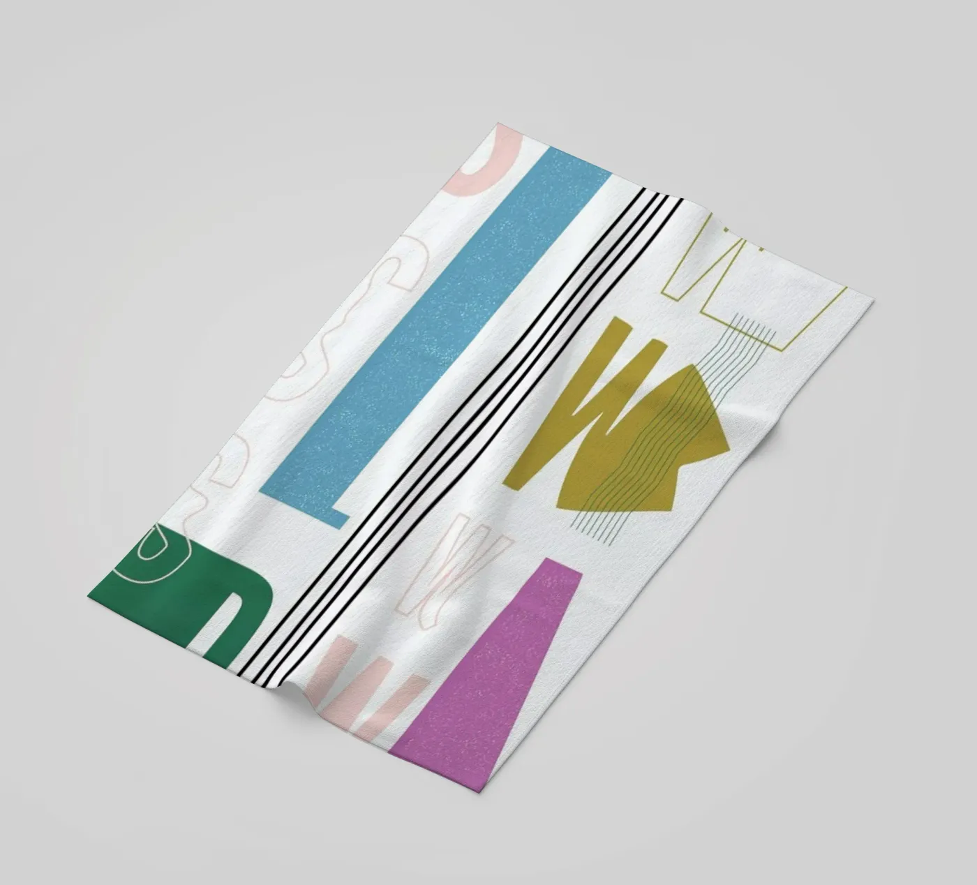 Slow Down strandhanddoek van Linda Gobeta