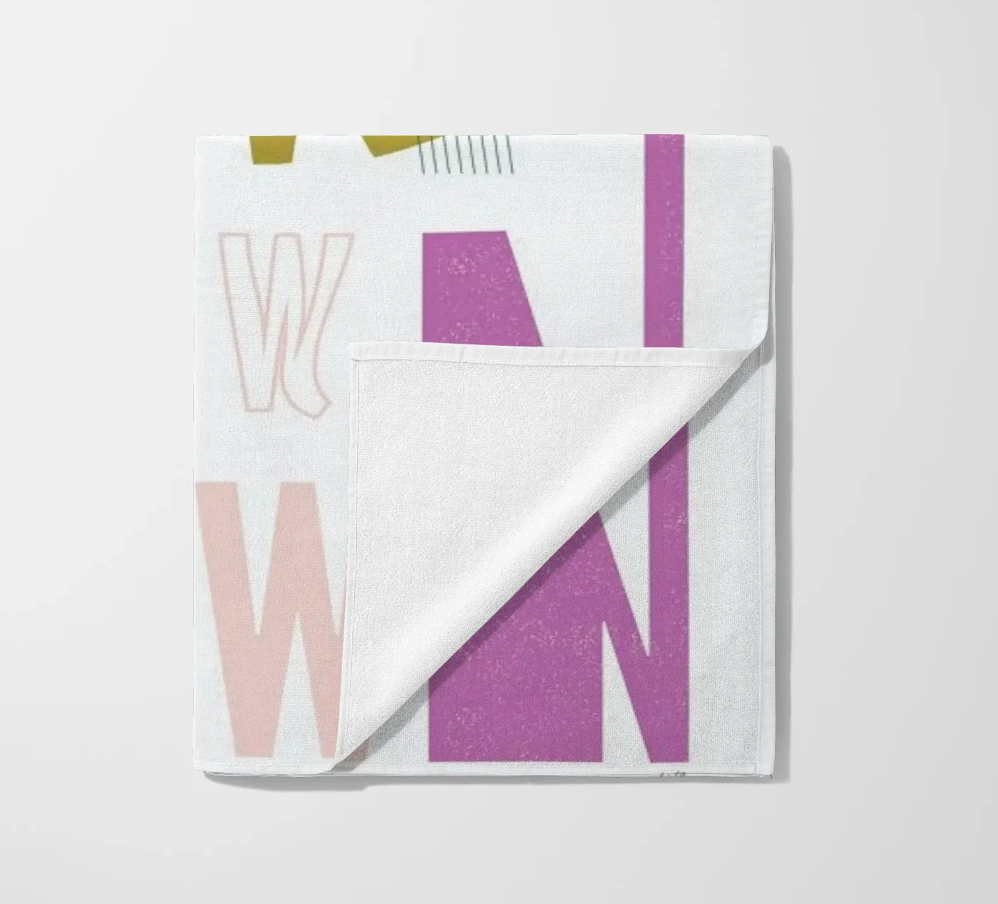 Slow Down strandhanddoek van Linda Gobeta