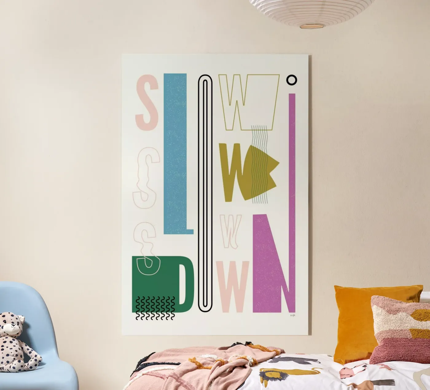 Slow Down acryl van Linda Gobeta