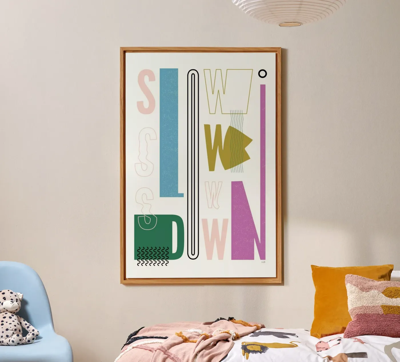 Slow Down alluminio dibond da Linda Gobeta