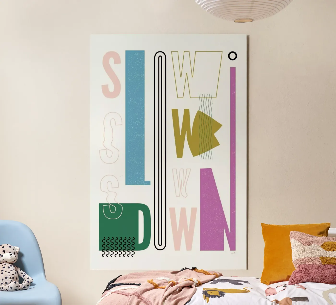 Slow Down forex plate by Linda Gobeta