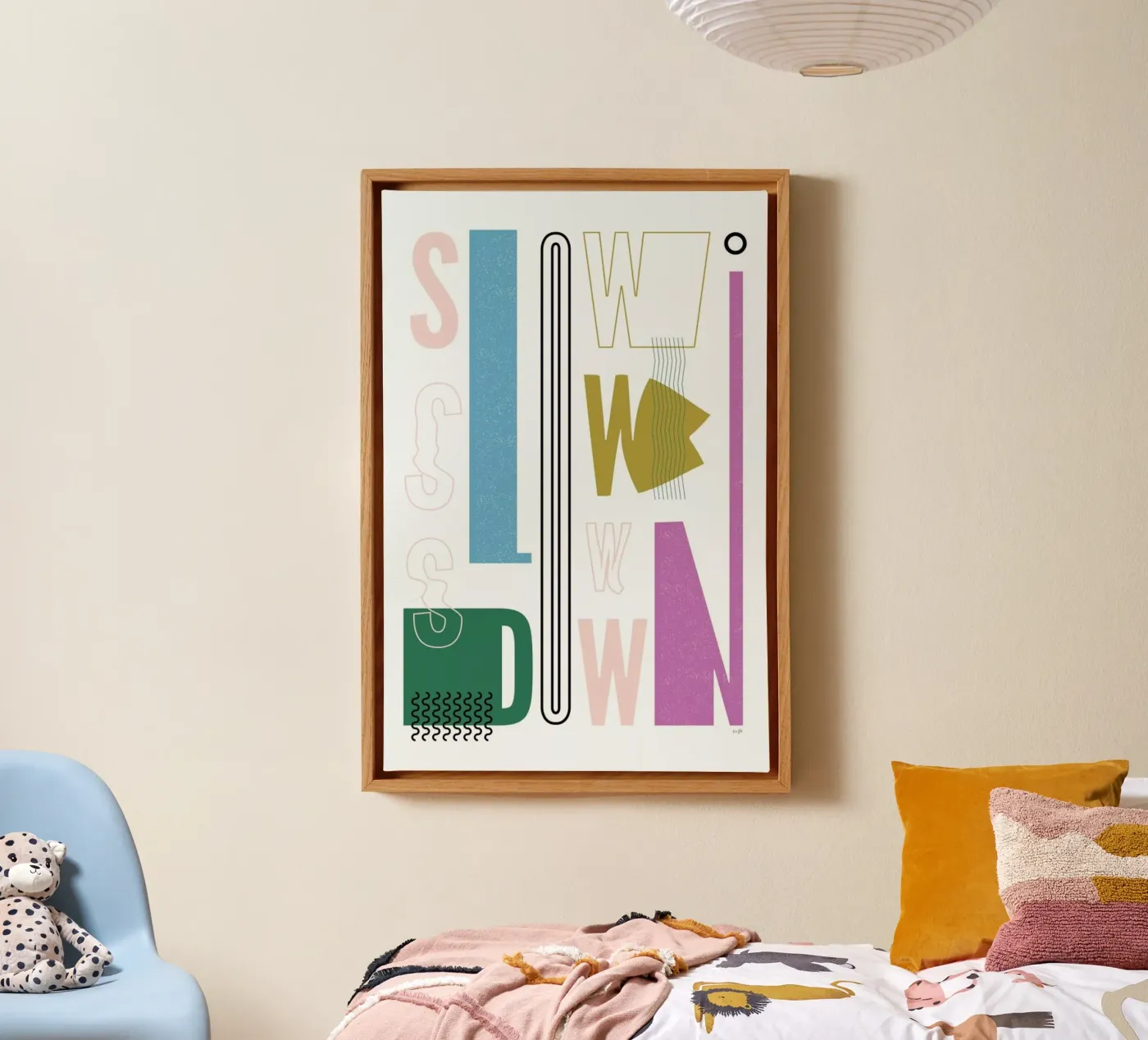 Slow Down canvas by Linda Gobeta