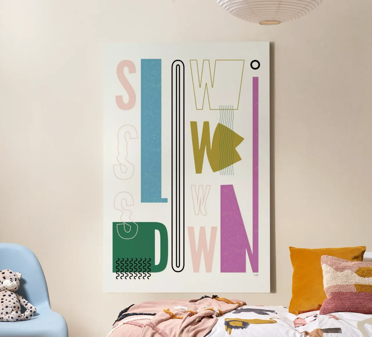 Slow Down canvas van Linda Gobeta