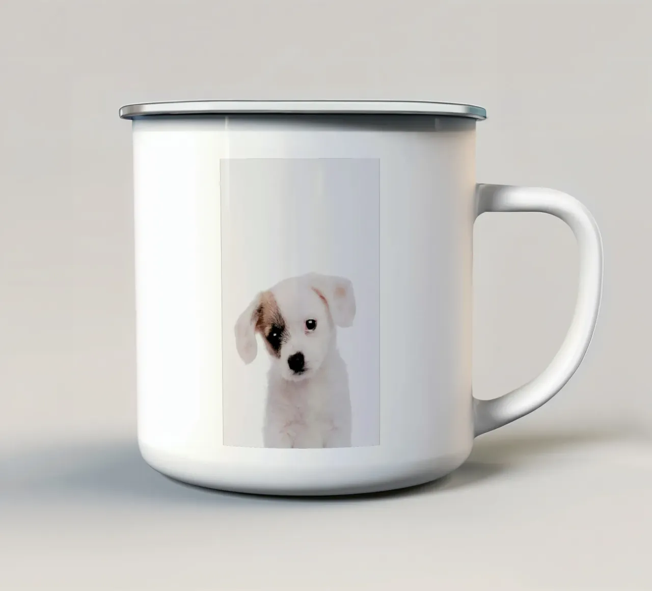 Puppy tazza in smalto da Paws & Claws