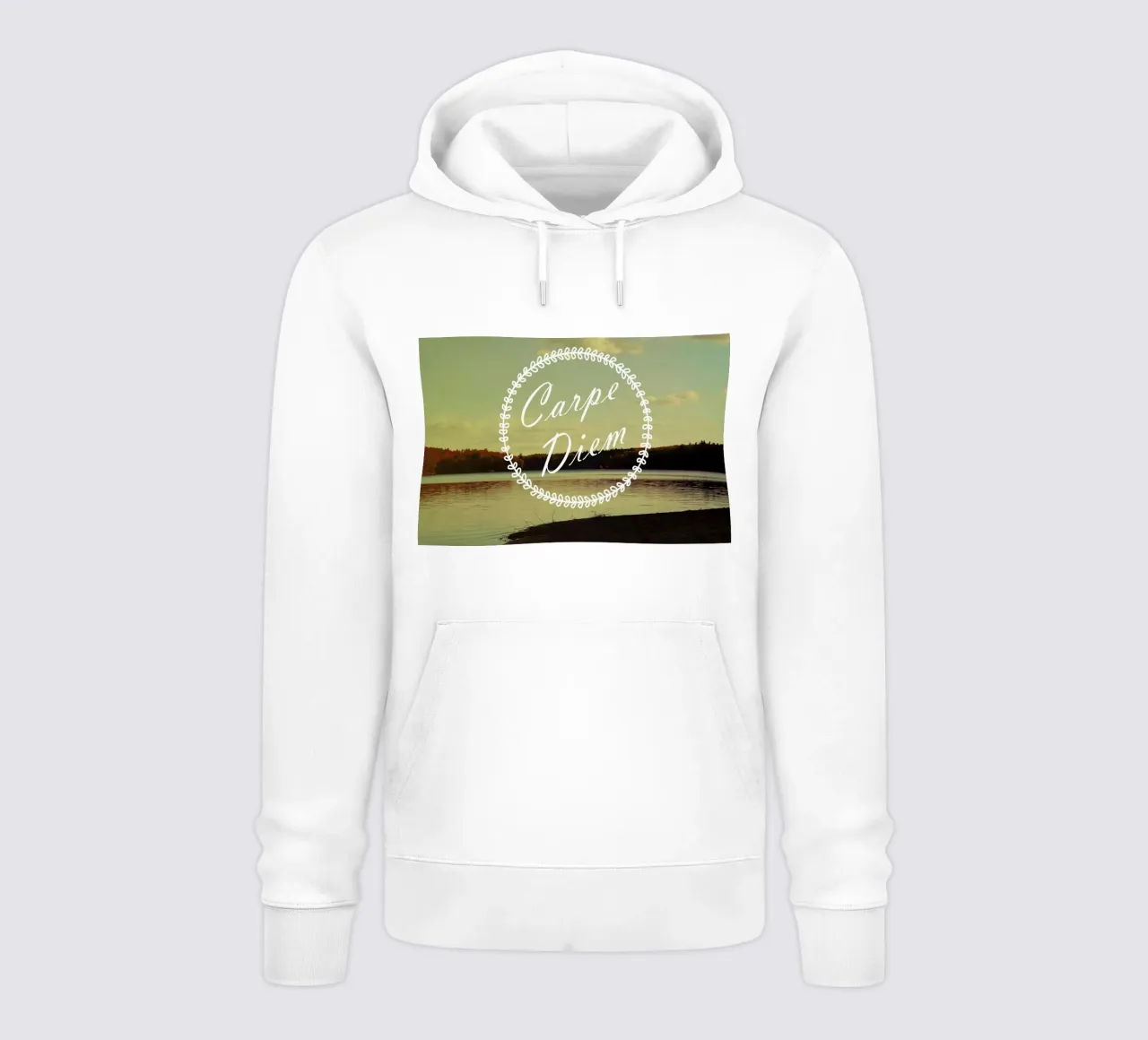 Carpe Diem felpa con cappuccio da Vintage Skies