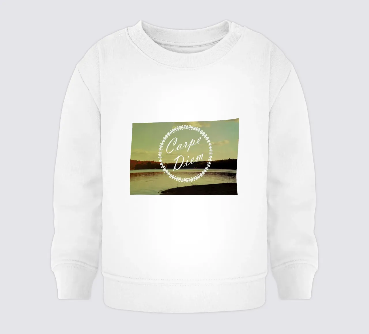 Carpe Diem felpa neonato da Vintage Skies