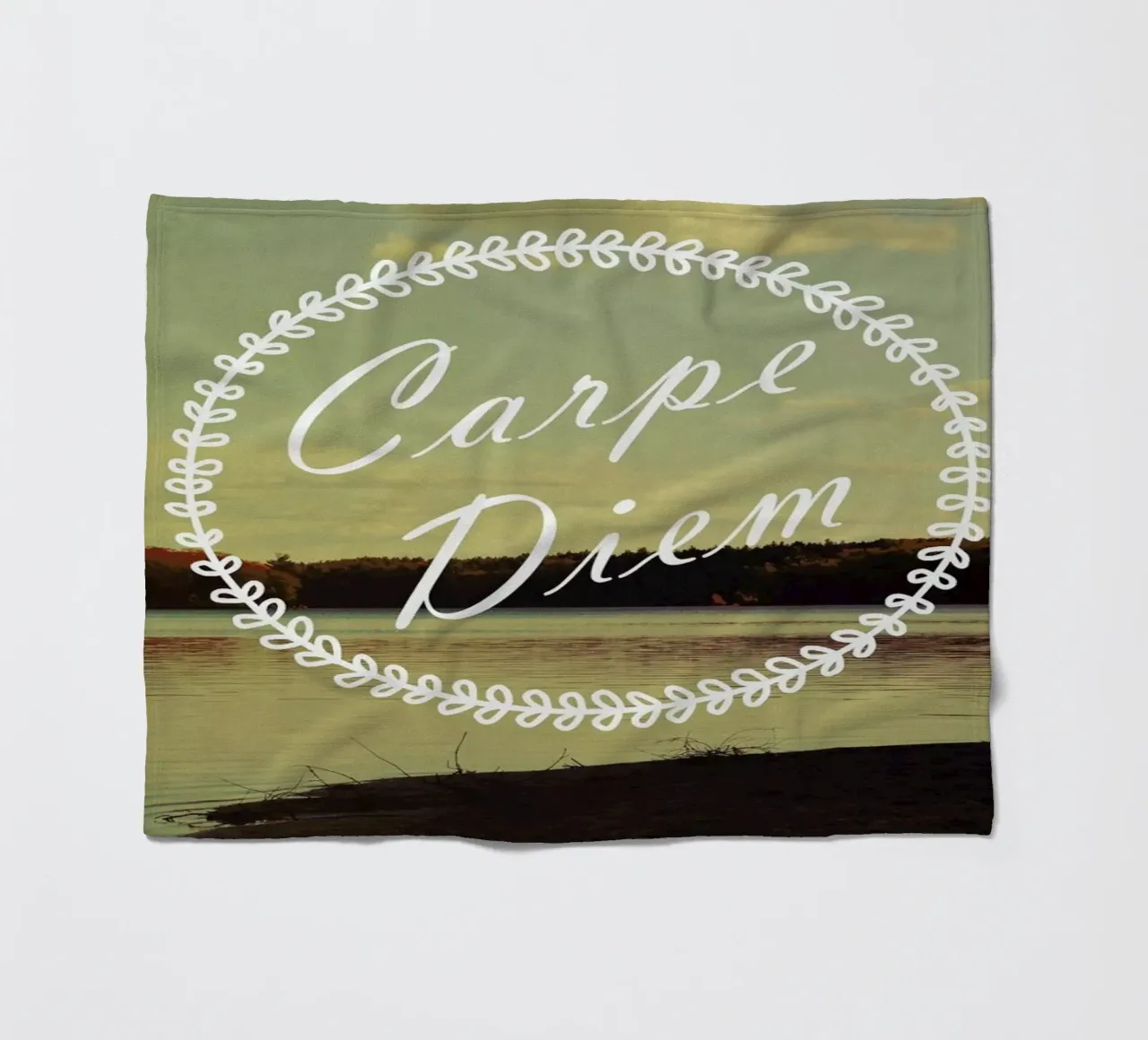 Carpe Diem coperta in pile da Vintage Skies