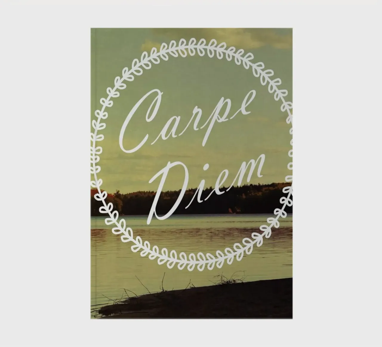Carpe Diem notebook by Vintage Skies