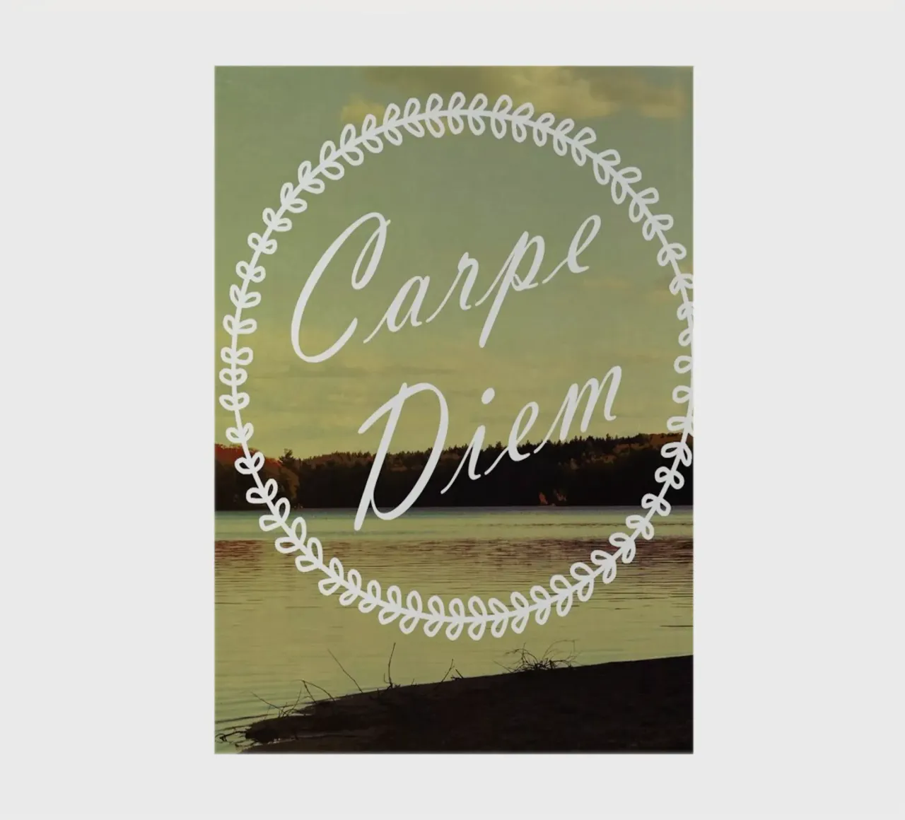 Carpe Diem notebook by Vintage Skies