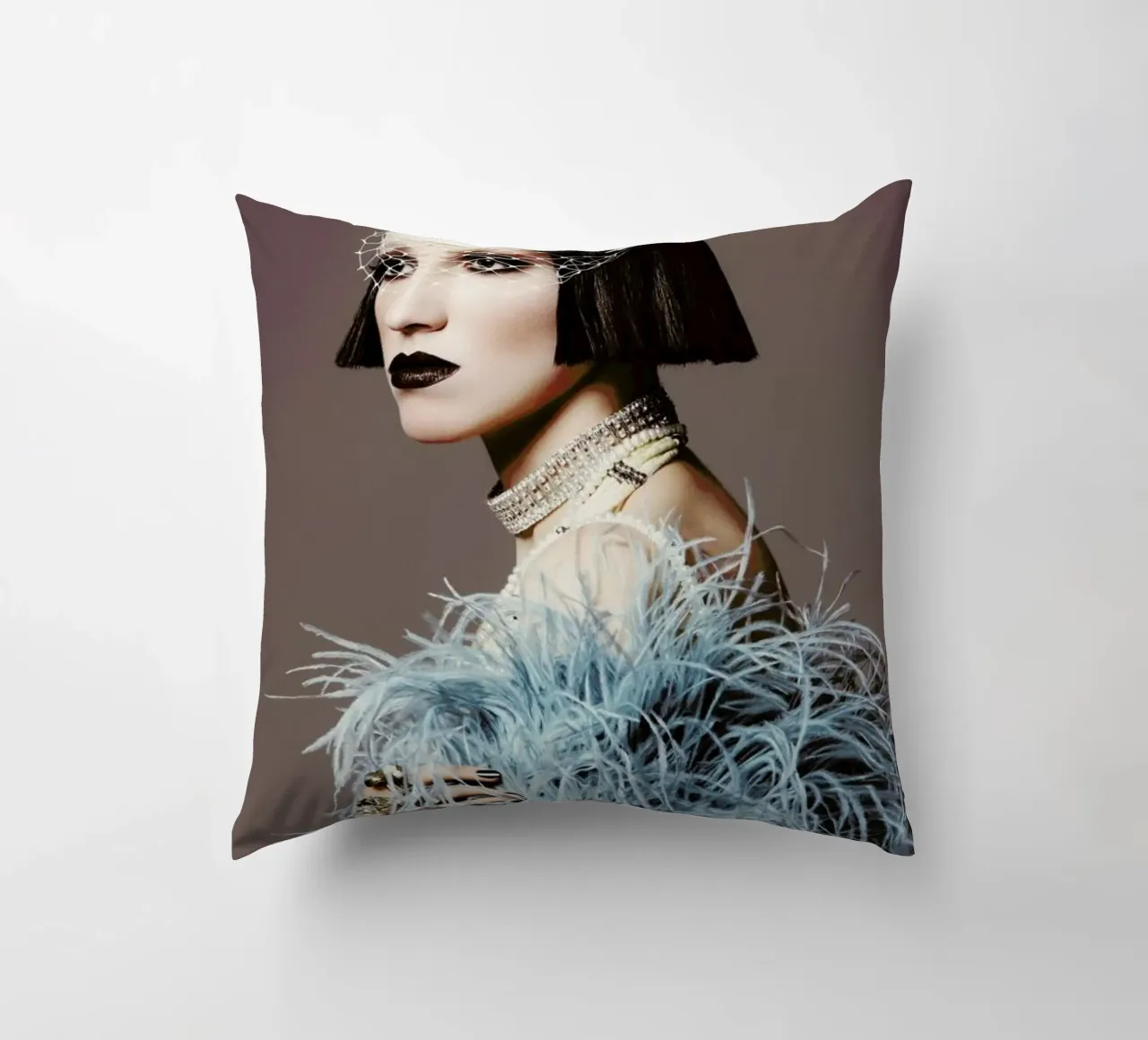 Feathers II cuscino da Runway Collective