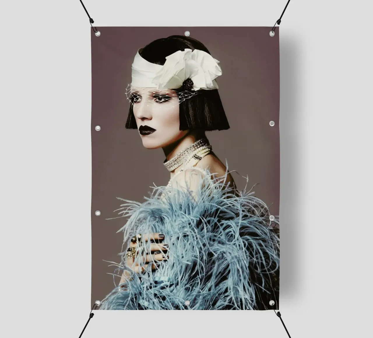 Feathers II telo in pvc da Runway Collective