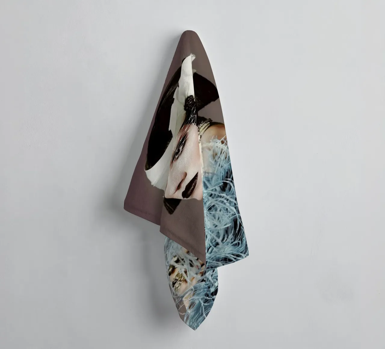 Feathers II asciugamano da bagno da Runway Collective