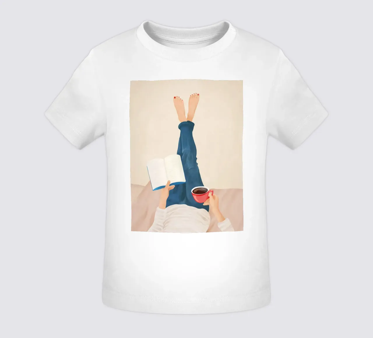 Morning Read maglietta neonato da Flow Line