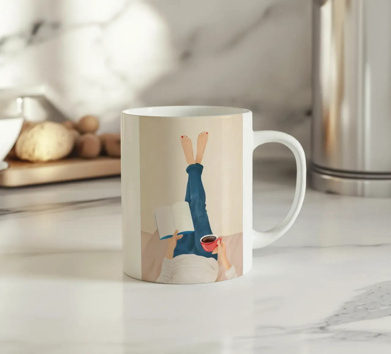 Morning Read tazza in ceramica da Flow Line