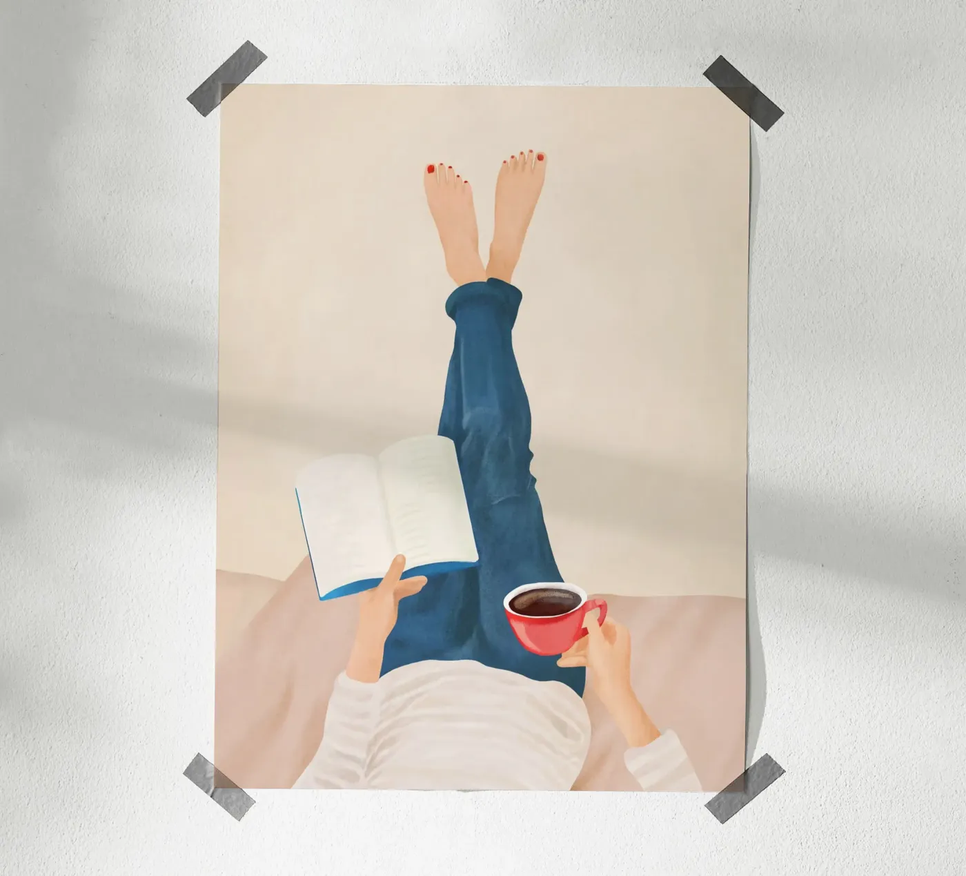 Morning Read poster da Flow Line