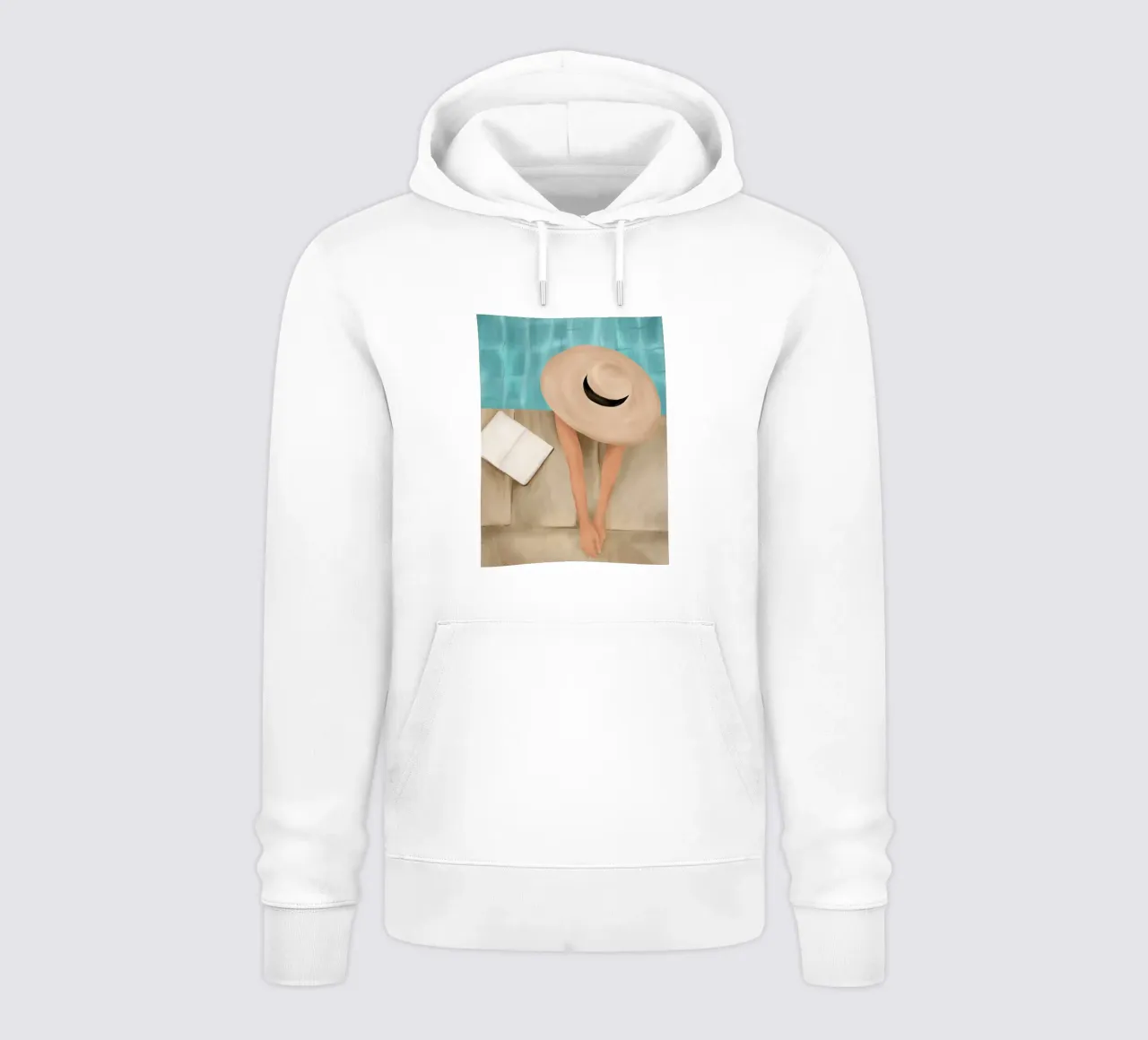 On the edge of the Pool II Hoodie von Flow Line