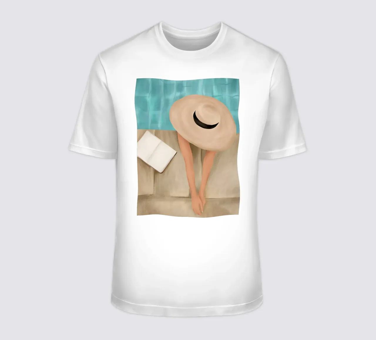On the edge of the Pool II T-Shirt von Flow Line