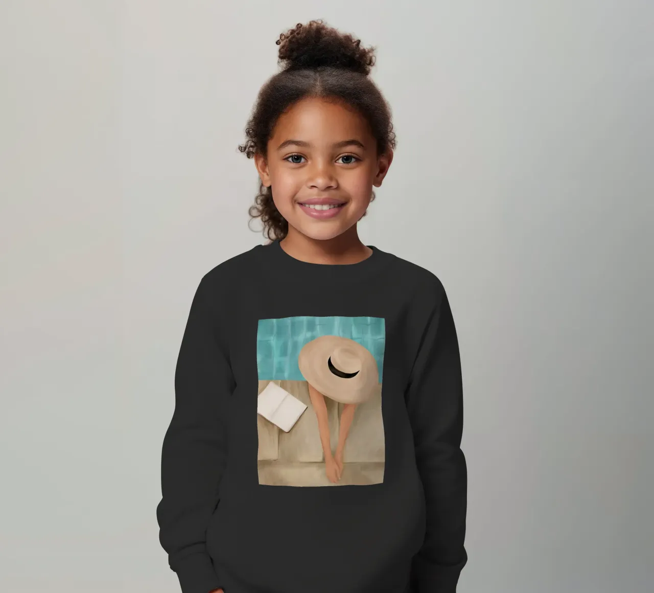 On the edge of the Pool II felpa bambino da Flow Line