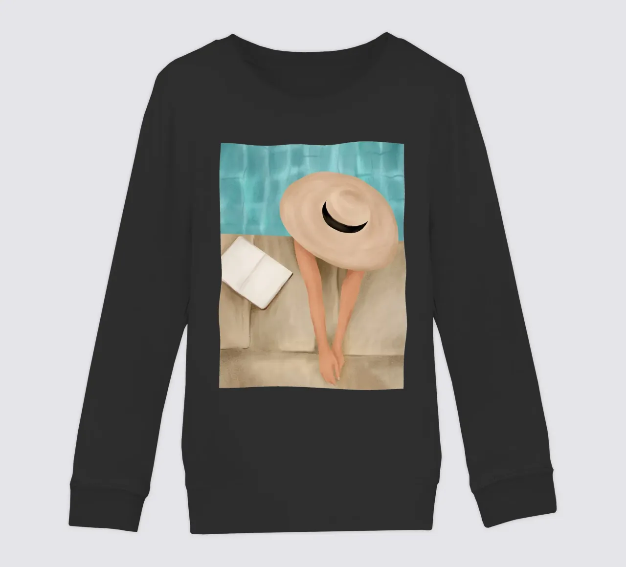 On the edge of the Pool II felpa bambino da Flow Line