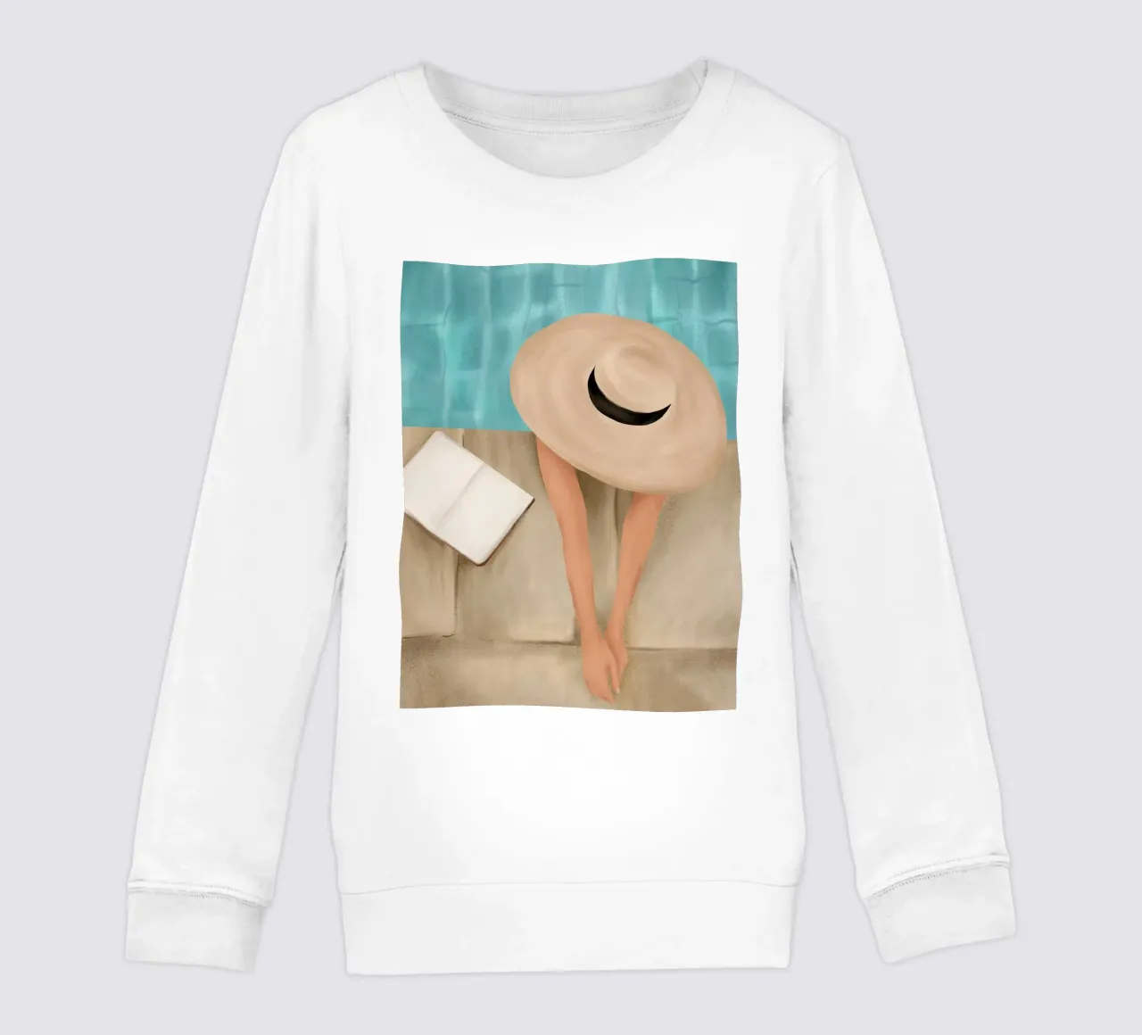 On the edge of the Pool II sudadera para niño de Flow Line
