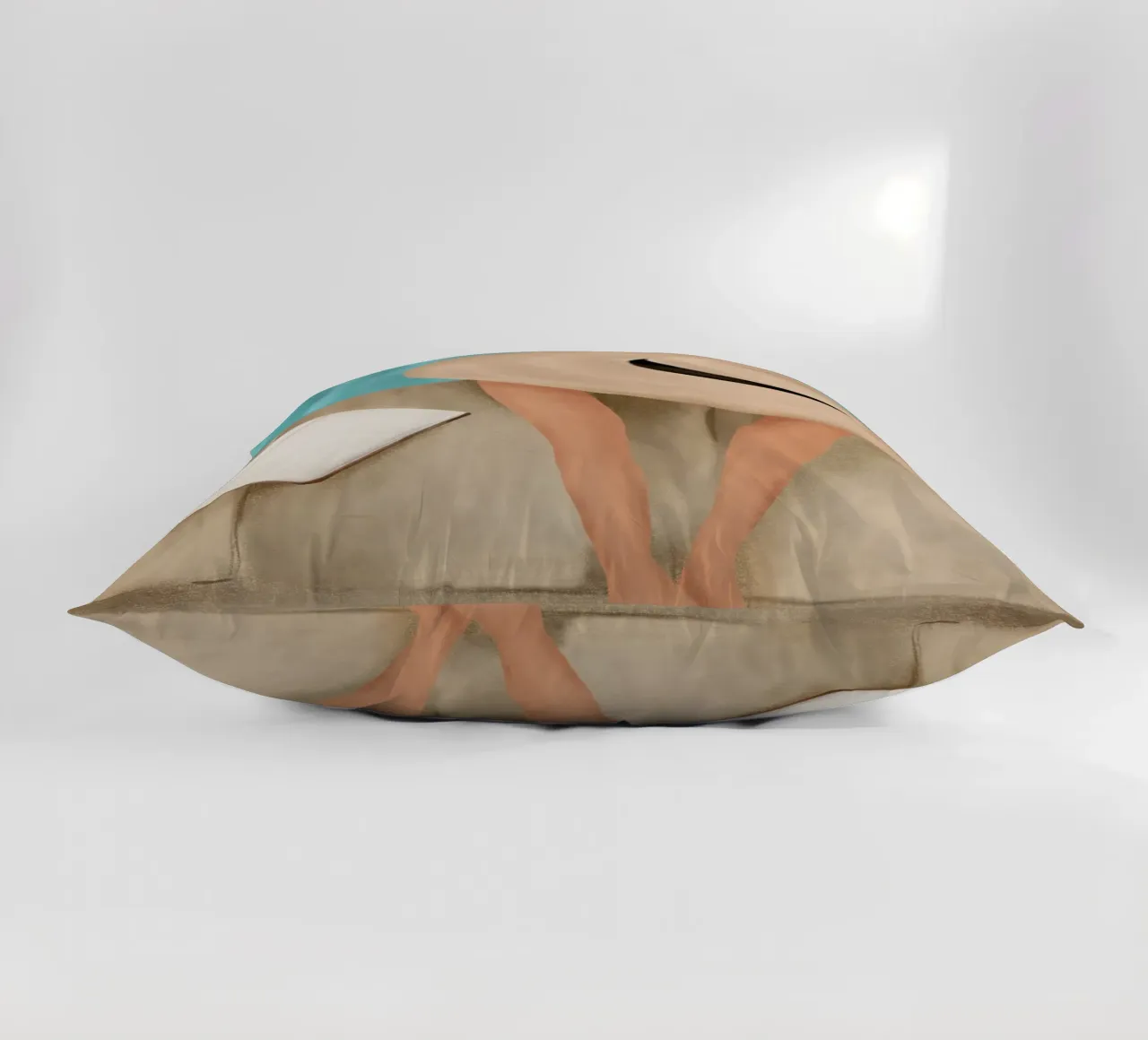 On the edge of the Pool II decorative cushion by Flow Line