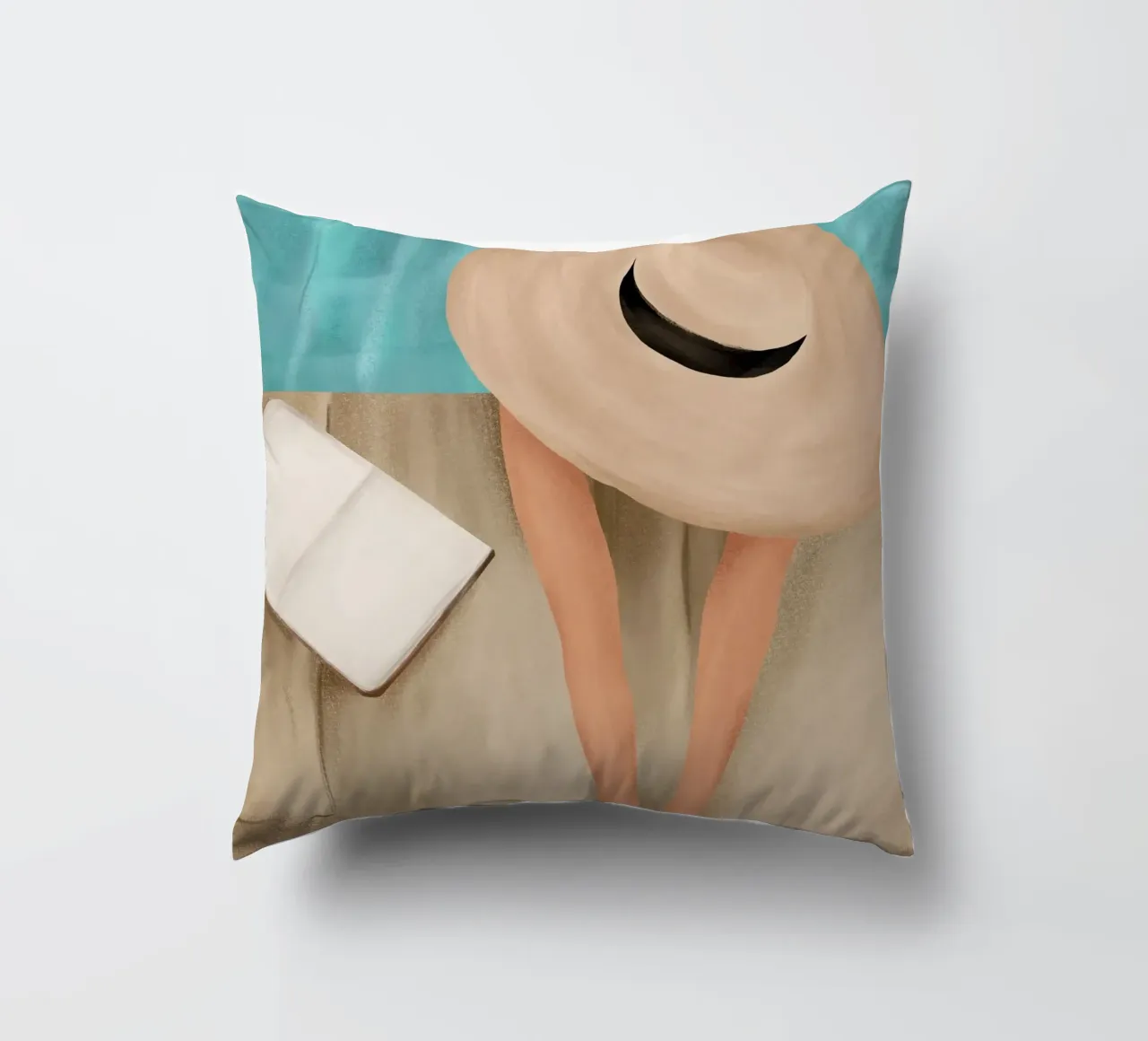 On the edge of the Pool II cuscino da Flow Line