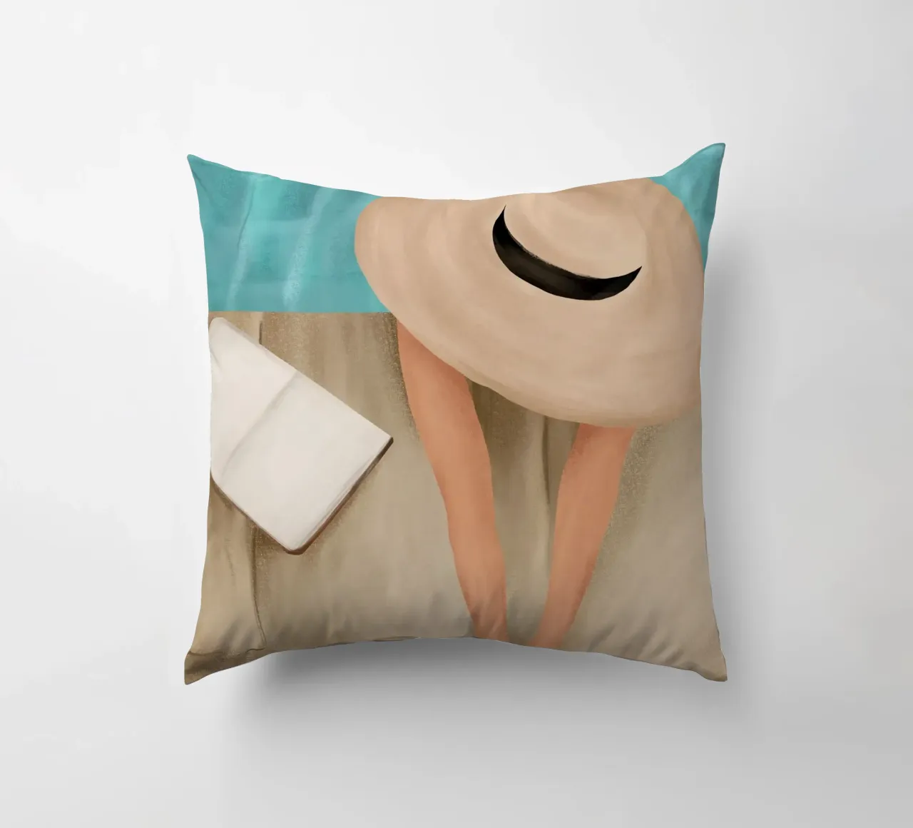 On the edge of the Pool II cuscino da Flow Line