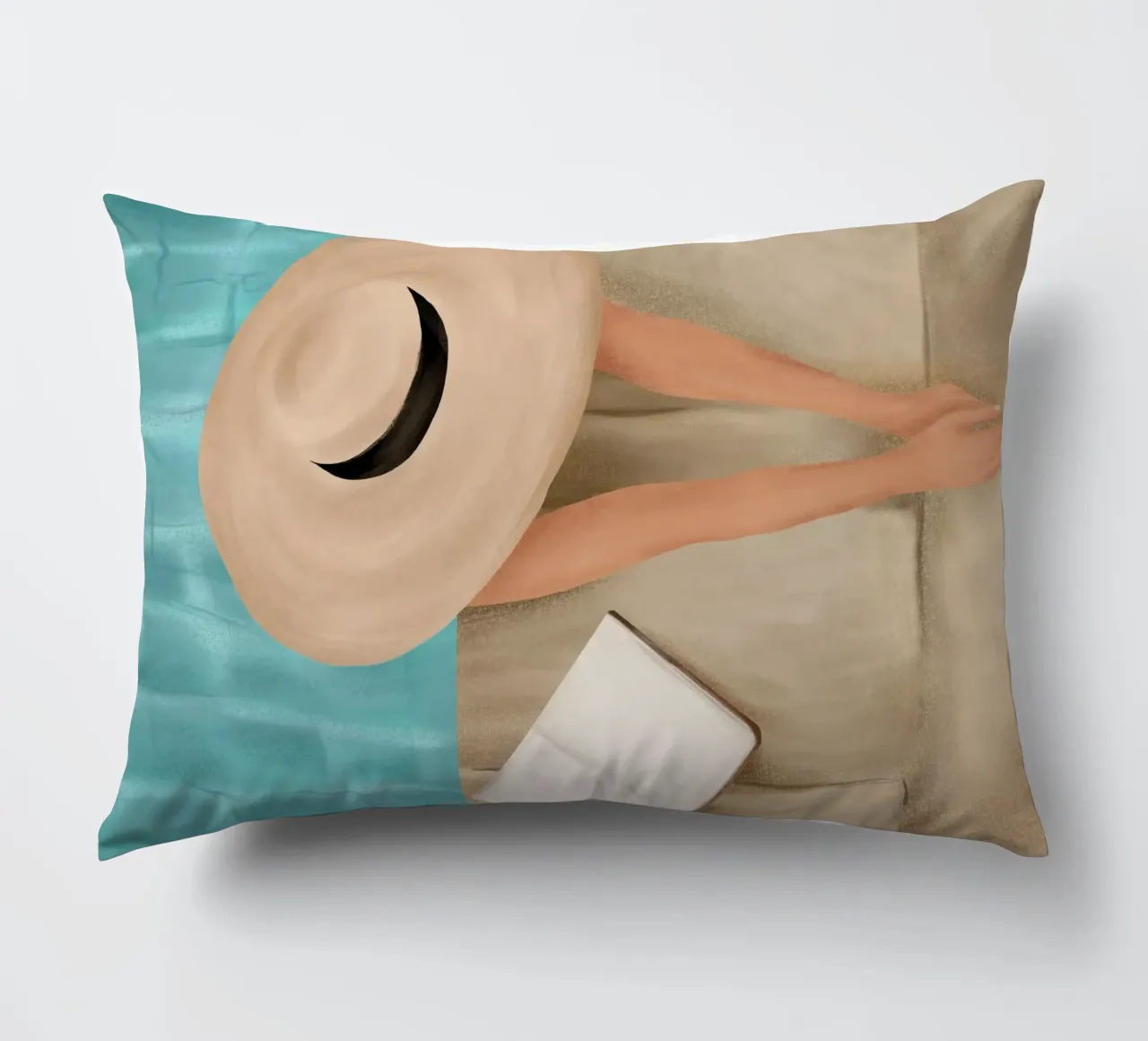 On the edge of the Pool II cuscino da Flow Line