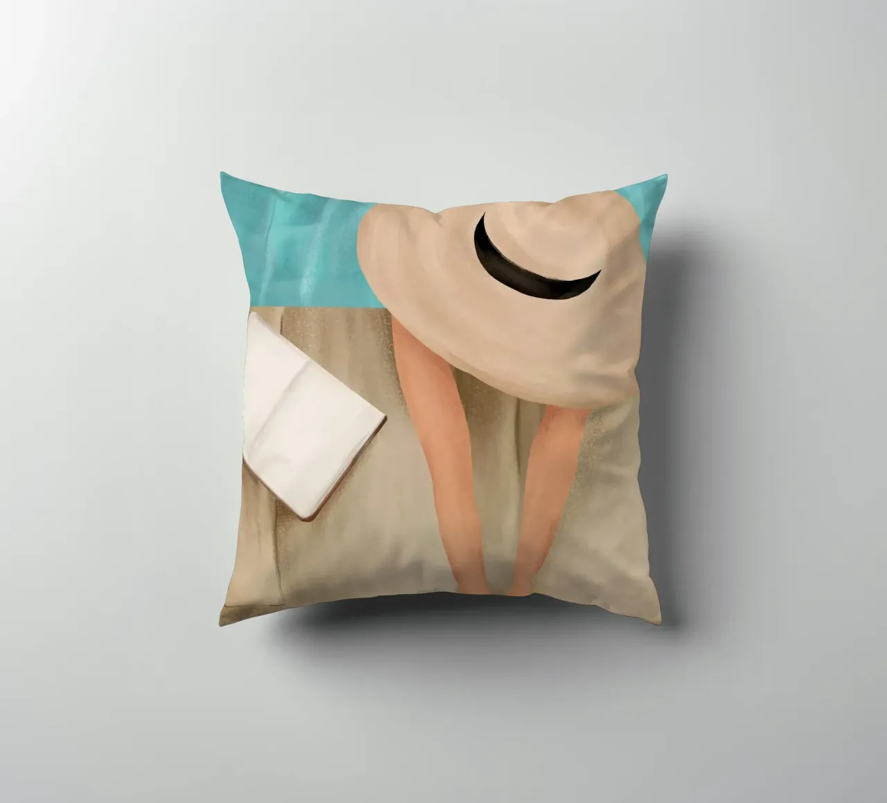 On the edge of the Pool II cuscino da Flow Line