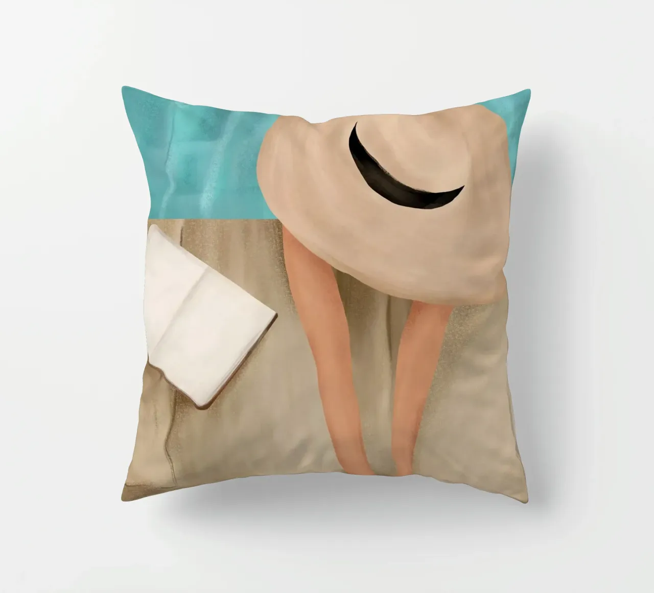 On the edge of the Pool II cuscino da Flow Line