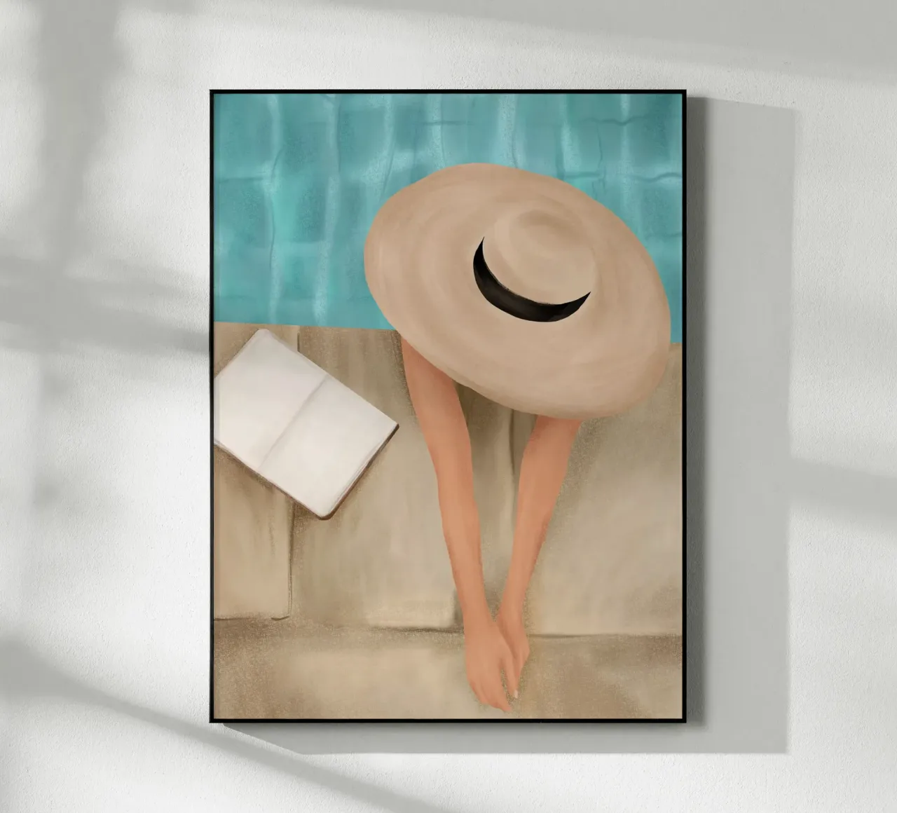 On the edge of the Pool II plexiglass da Flow Line