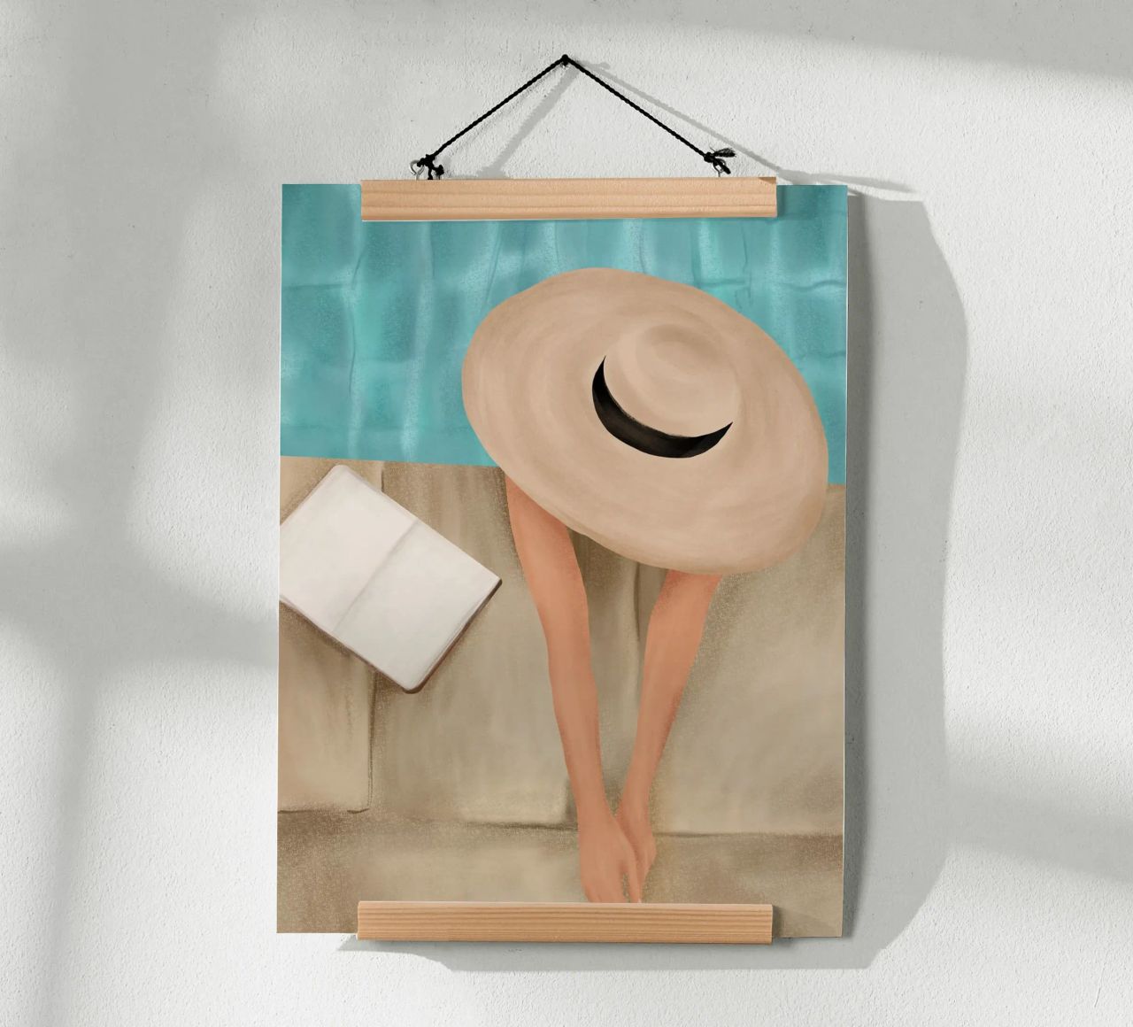 On the edge of the Pool II Poster von Flow Line