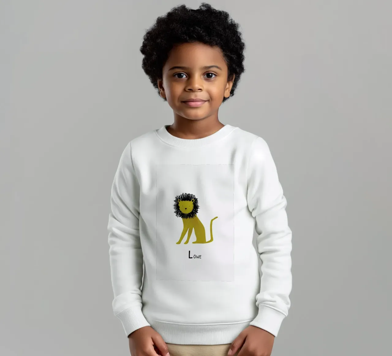 Löwe Kinder Sweatshirt von Little Flourishes