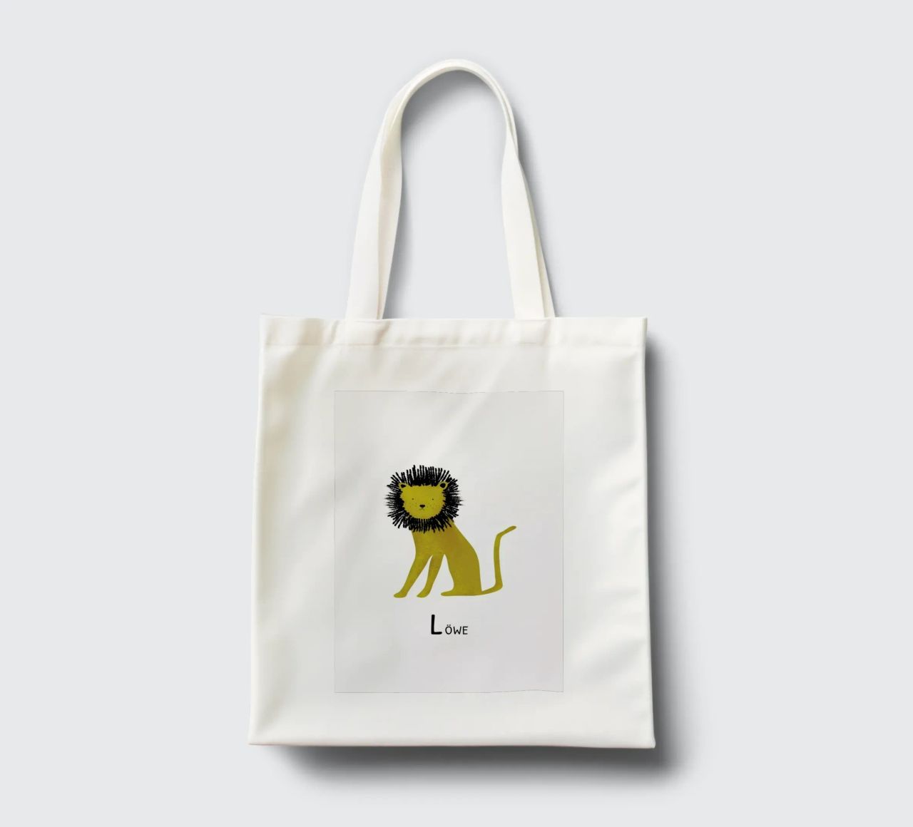 Löwe borsa in juta da Little Flourishes