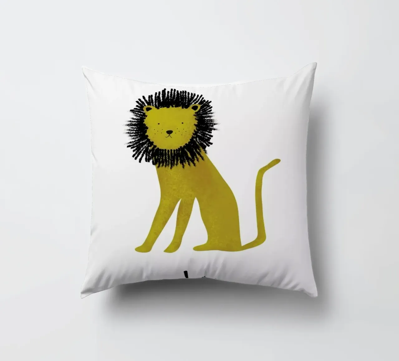 Löwe Kissen von Little Flourishes