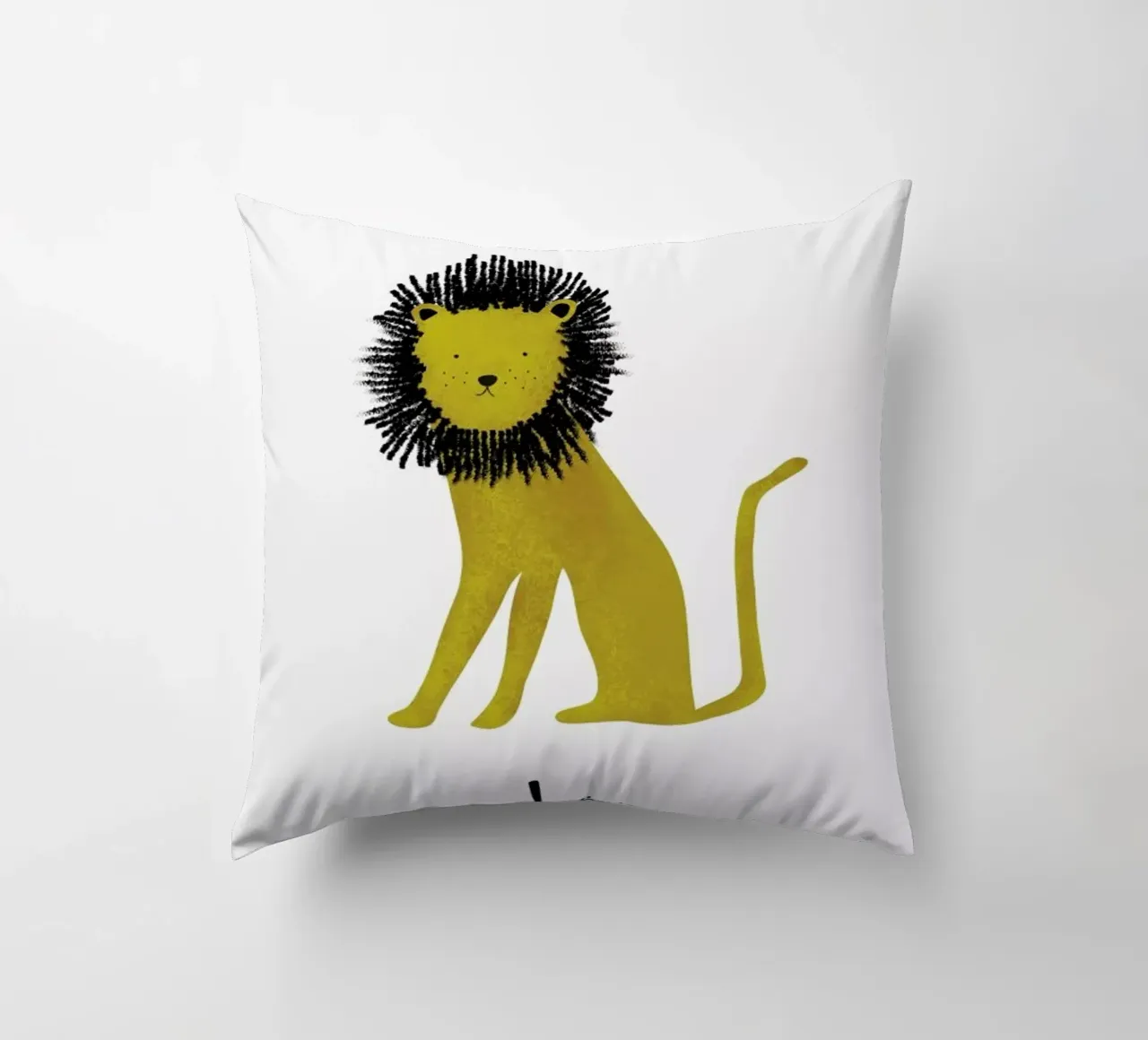 Löwe Kissen von Little Flourishes
