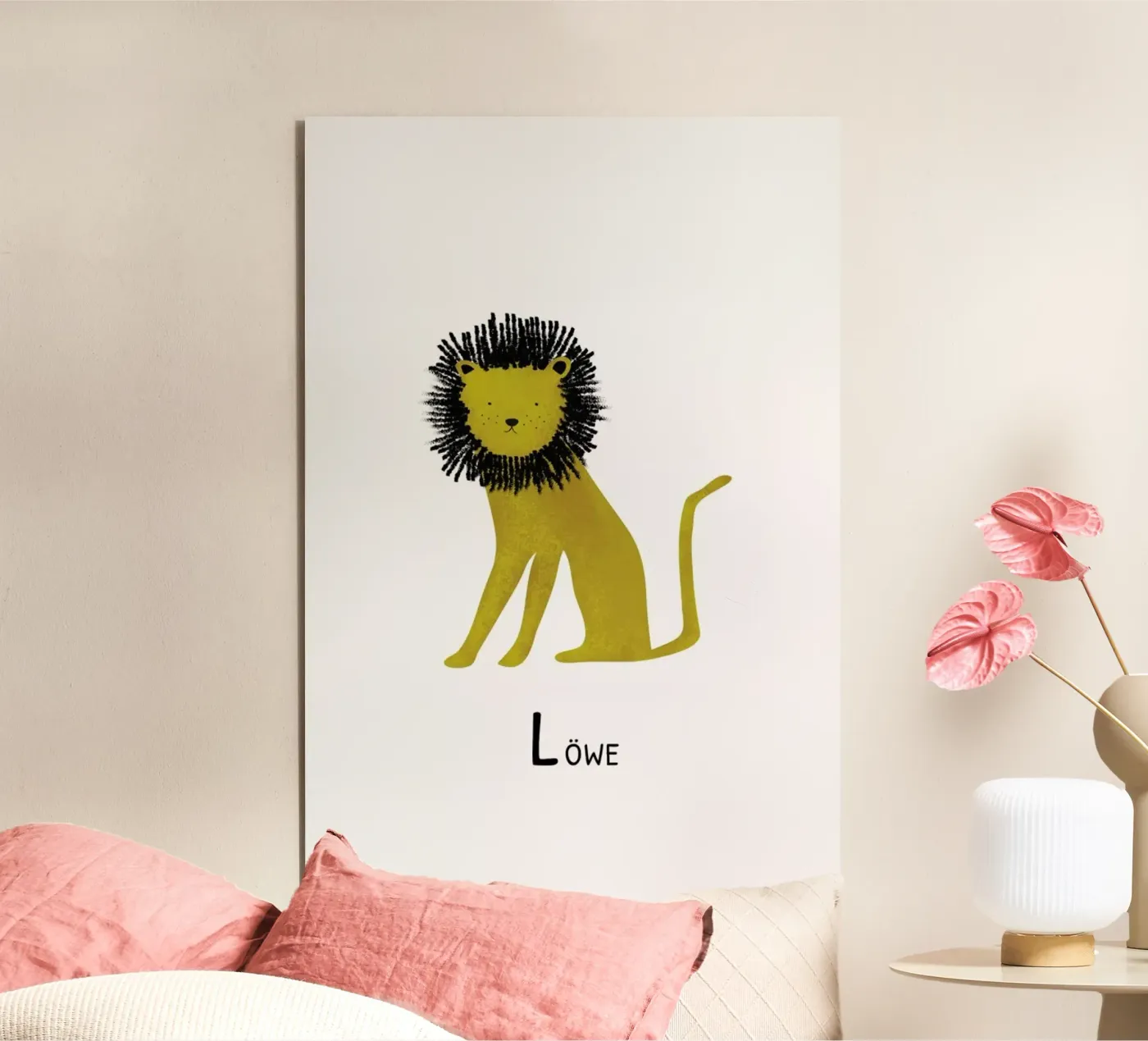 Löwe alluminio dibond da Little Flourishes