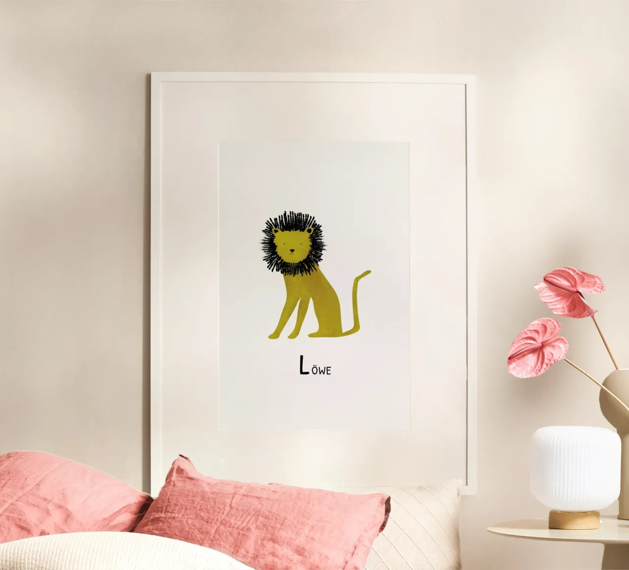 Löwe poster da Little Flourishes
