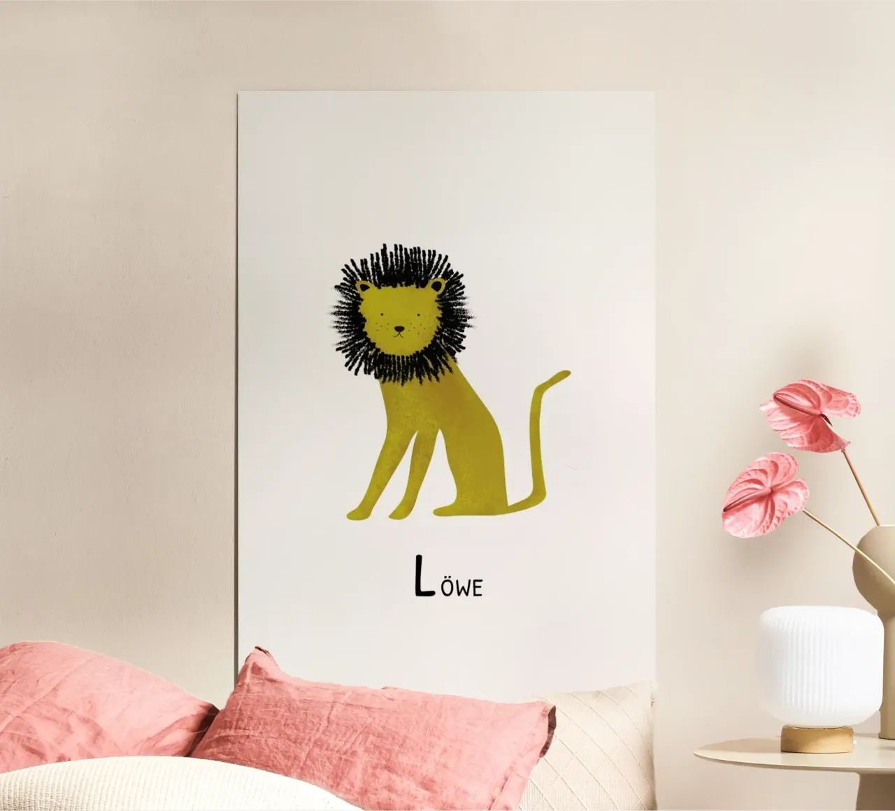 Löwe poster da Little Flourishes