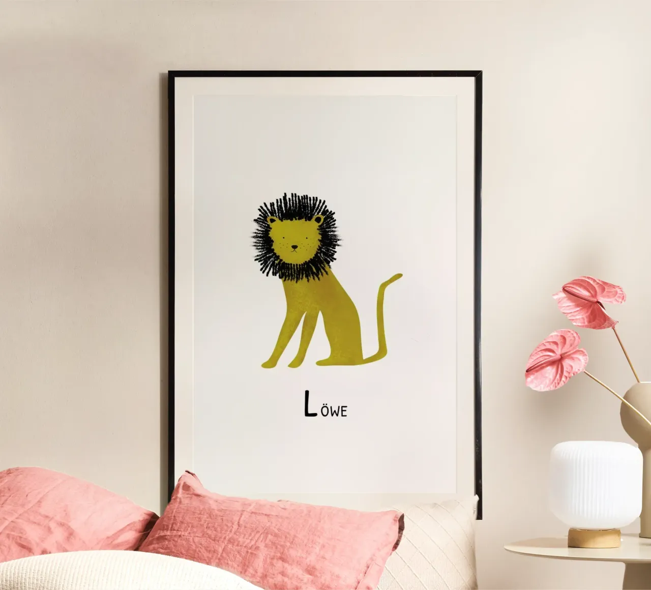 Löwe poster da Little Flourishes