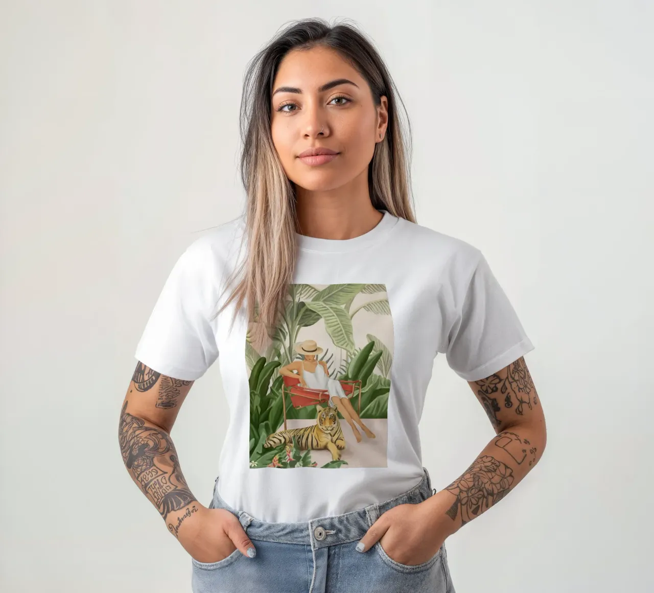 The Lady and the Tiger II t-shirt da Flow Line